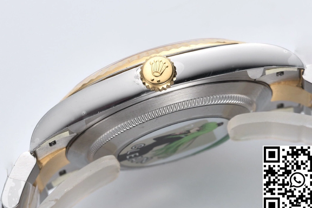 Factory Oyster Datejust Motif M126333-0020 Clean Rolex Dial Gold Band 1016